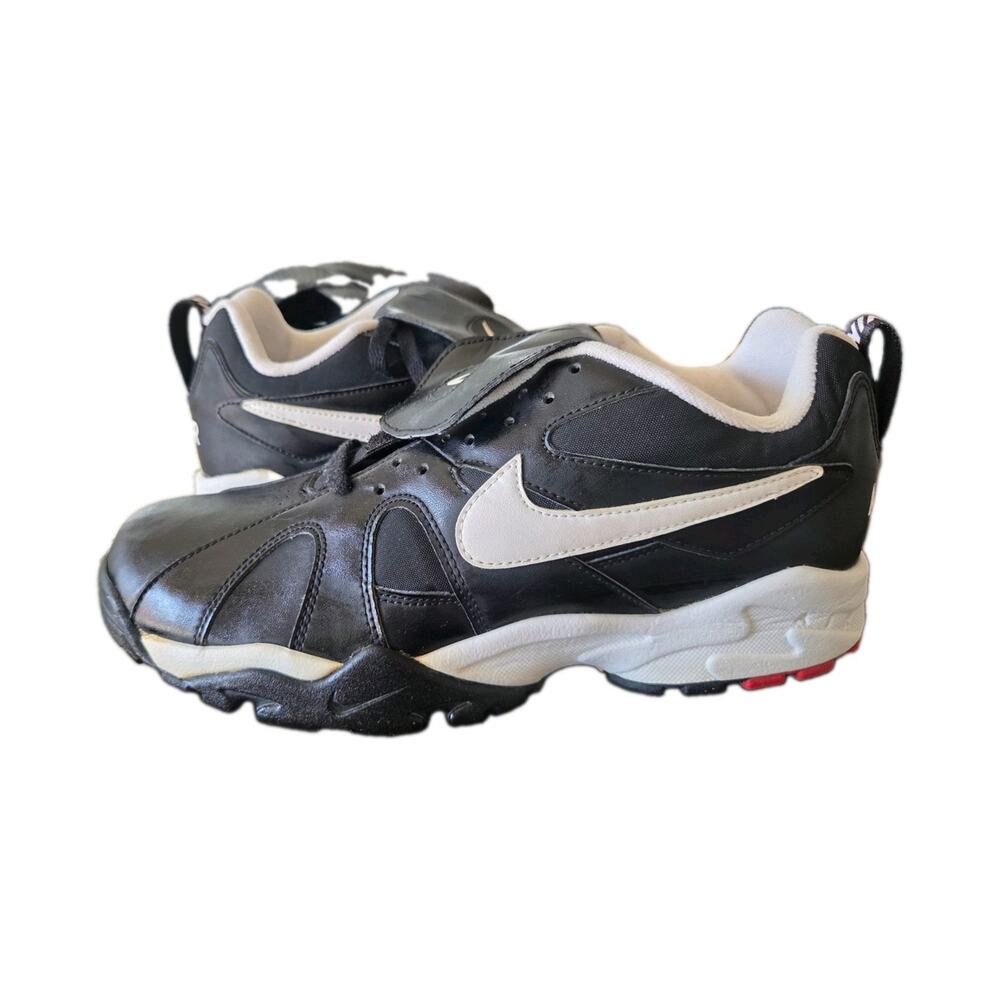 Rare VINTAGE Collectable Black Leather NIKE Air Marauder Turf /Trainer 1994 New